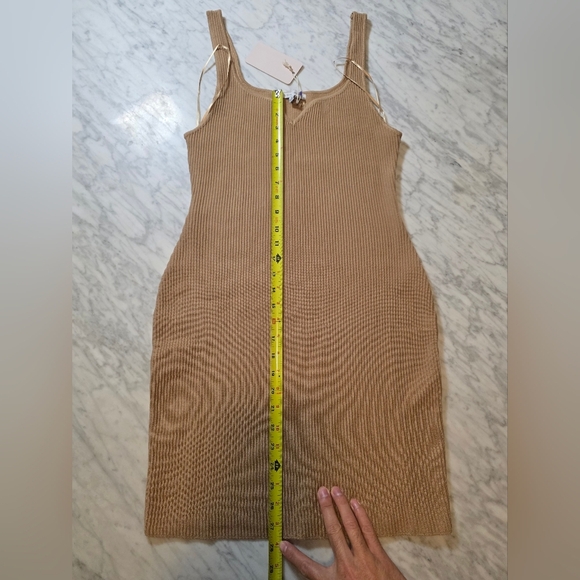 Love Tree Camel Ribbed Mini Dress - Picture 6 of 10